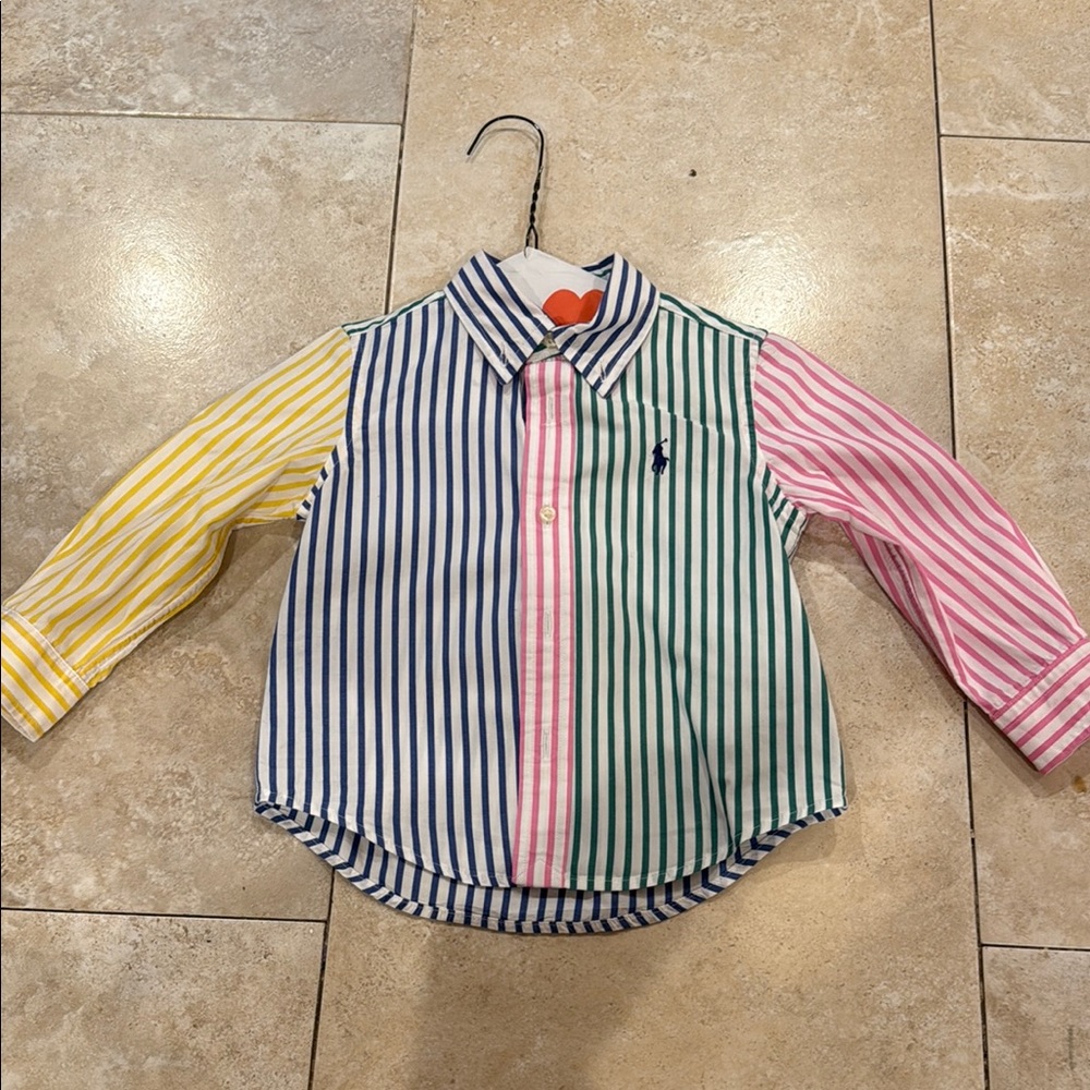 Colorful Striped Kids Shirt